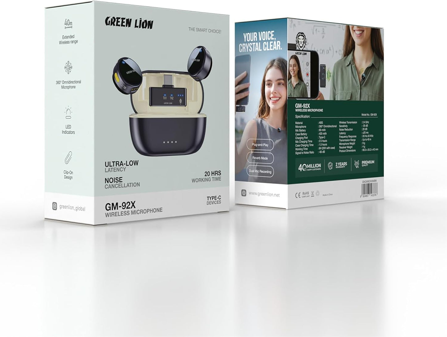 Wireless Microphone with Noise Cancellation