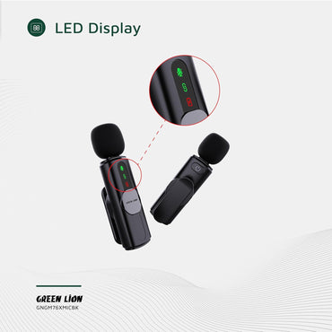 Dual Microphone 3-In-1, 20M Transmission Range