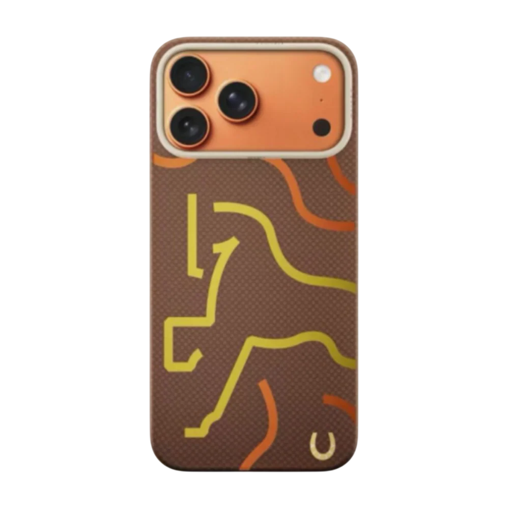 Airity Kevlar Autumn Chestnut Case for iPhone 17 Pro / iPhone 17 Pro Max-Red