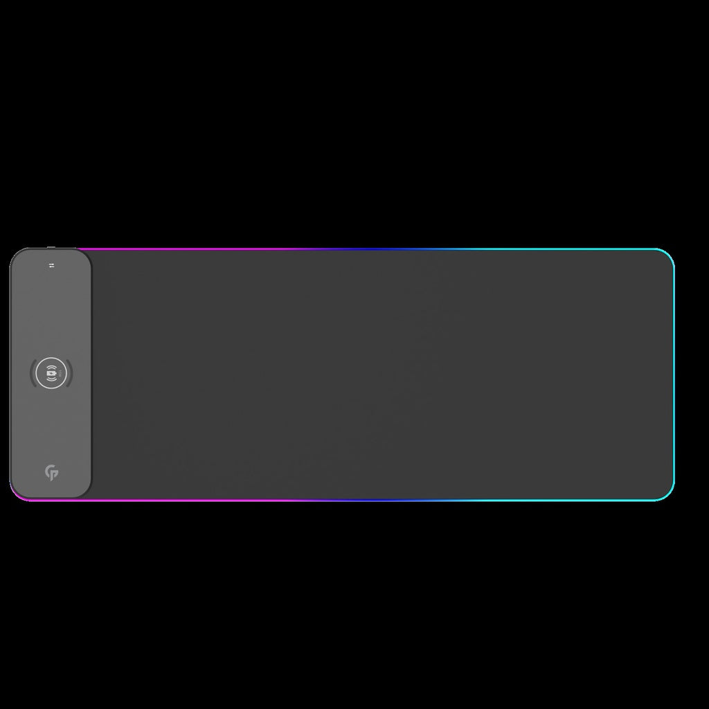 Porodo Gaming RGB Gaming Mouse Pad With 15W Fast Wireless Charger
