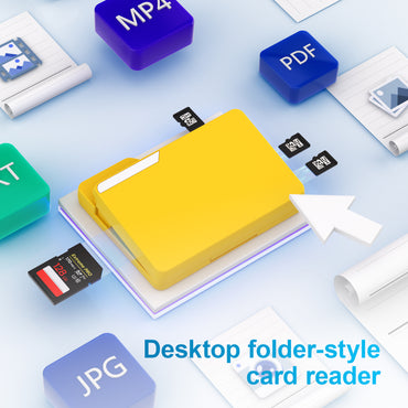 Professional USB 3.0 Multi-Card Reader for SD & TS Cards – Fast Data Transfer