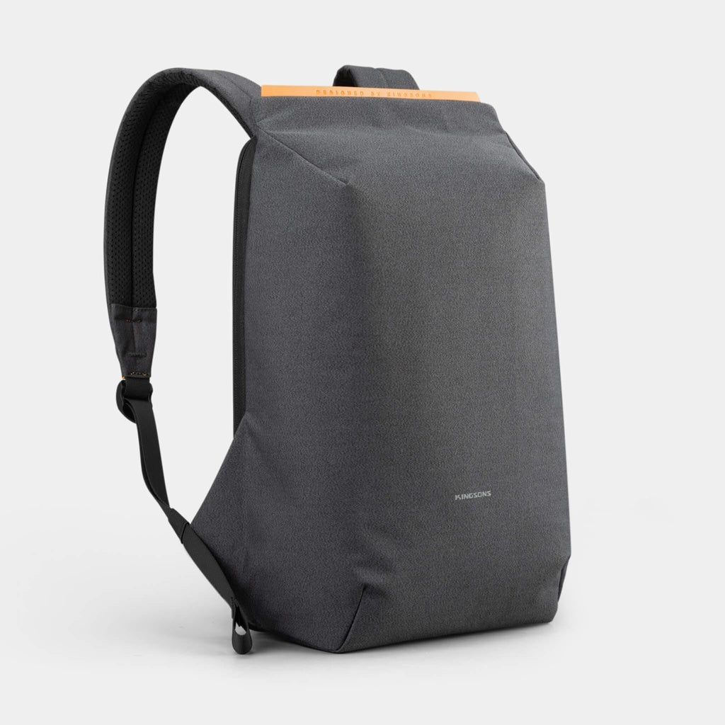 Kingsons 16L Ultra Lightweight Commuter Backpack – Compact & Laptop-Friendly Daypack, Unisex Design, Dark Grey