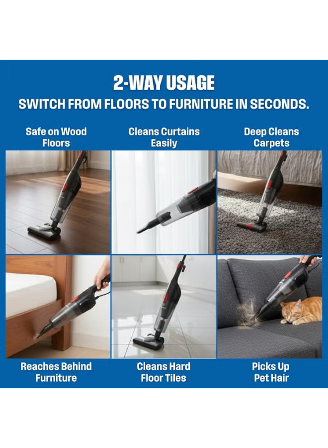 Westinghouse 3-in-1 Stick Vacuum Cleaner 600W Upright & Handheld
