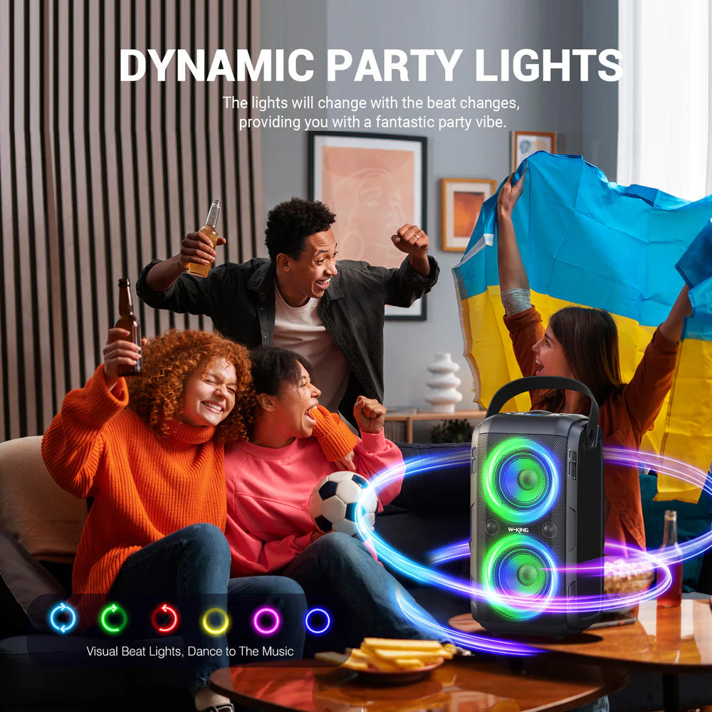 W-KING 180W Powerful Bluetooth Party Speaker