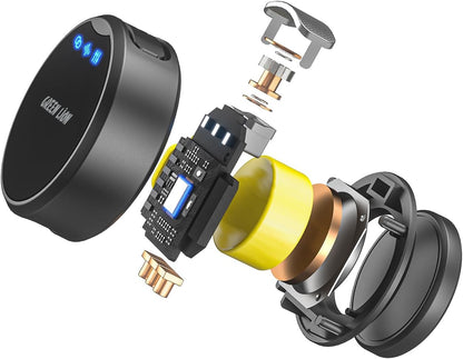 Microphone for Type-C Devices, 2 Mics & 1 Receiver, 360° Pickup, 40m Working Range, Intelligent Noise Reduction
