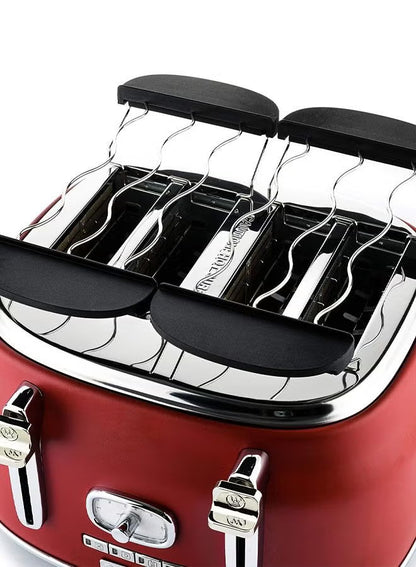 Westinghouse Retro 4-Slice Toaster Red