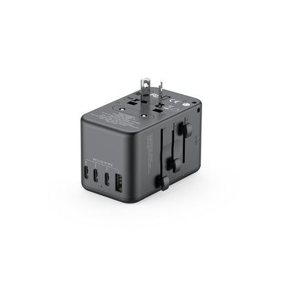 65W Global Travel Charger with 4 Type-C Ports & 1 USB & Storage Box