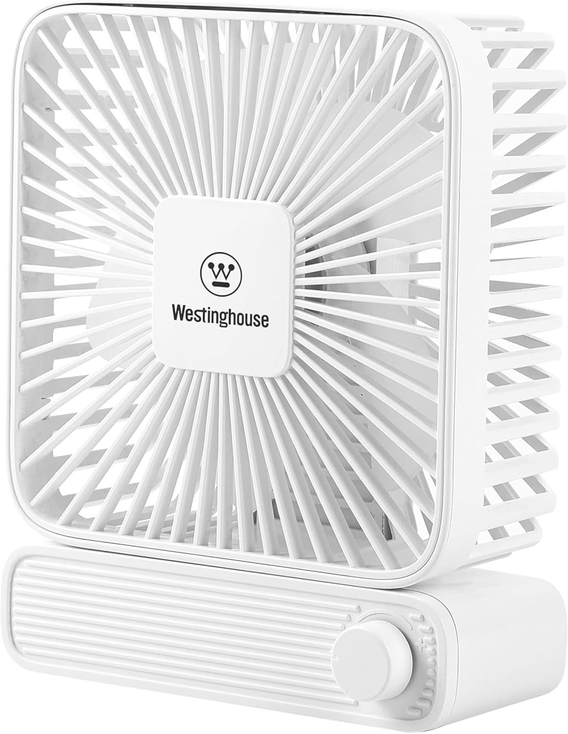 Westinghouse Rechargeable Table Fan with Adjustable Speed Control Knob