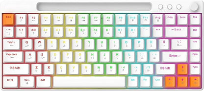 Porodo Gaming Wired Mechanical Keyboard - White