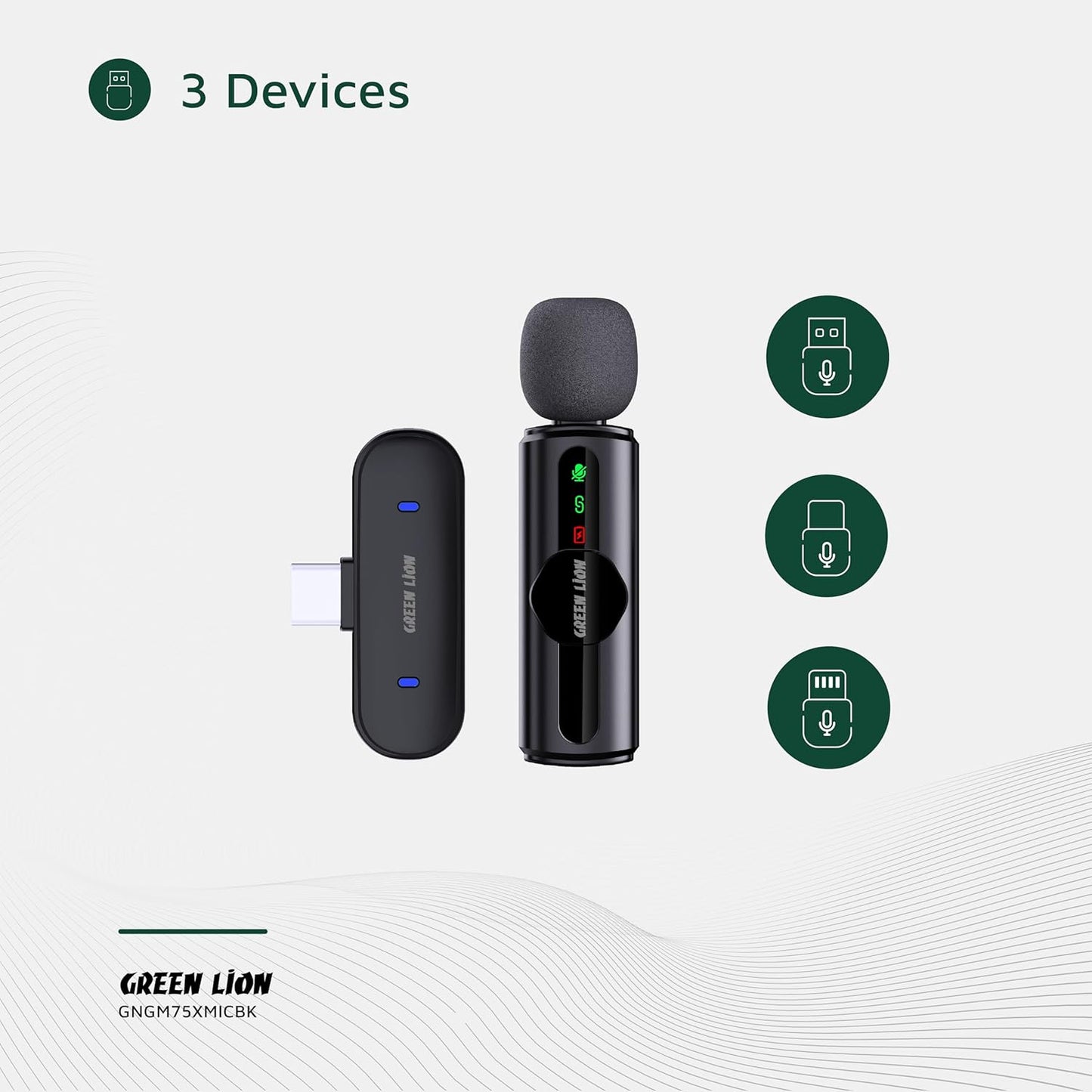 Microphone 3-Level Noise Cancellation
