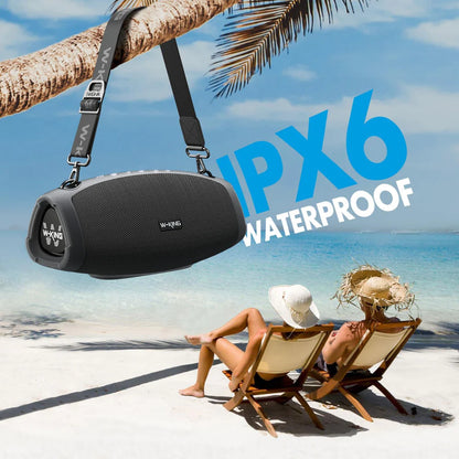 W-KING 120W Portable Outdoor Bluetooth Speaker With Powerful Bass