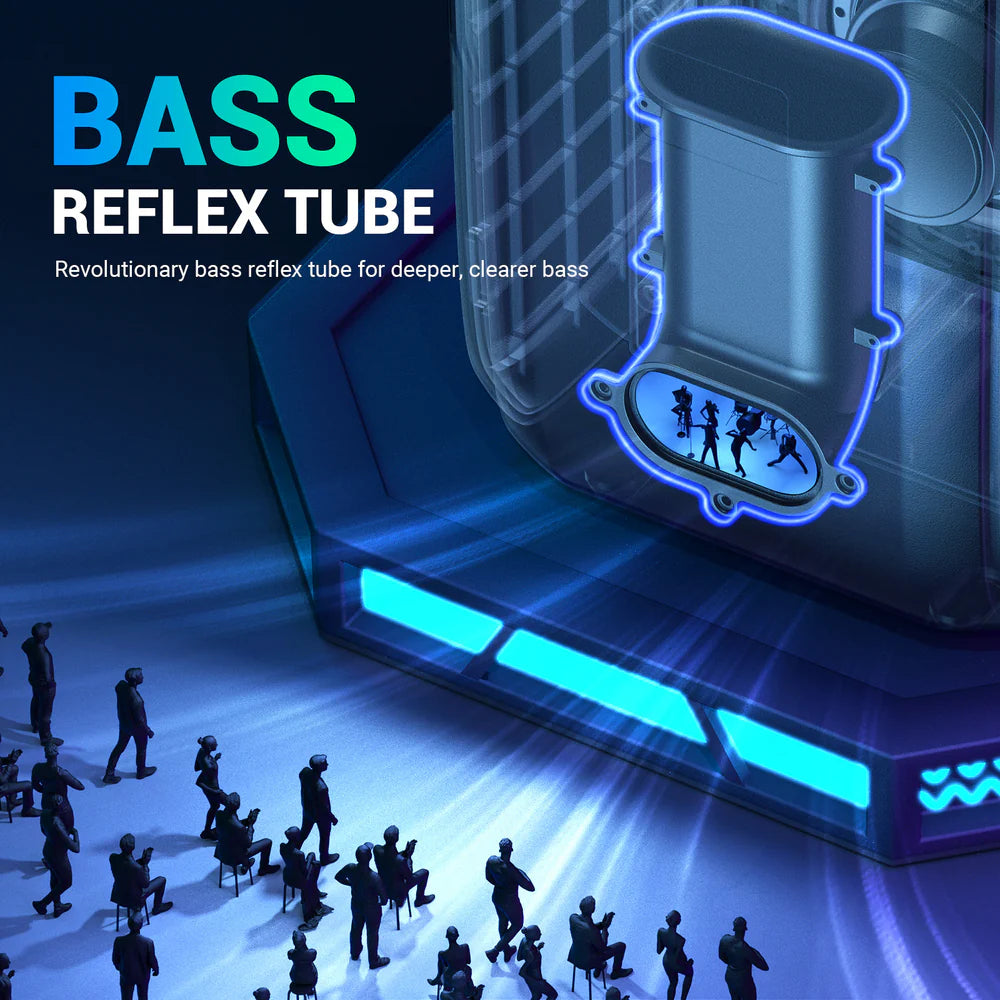 W-KING 180W Powerful Bluetooth Party Speaker