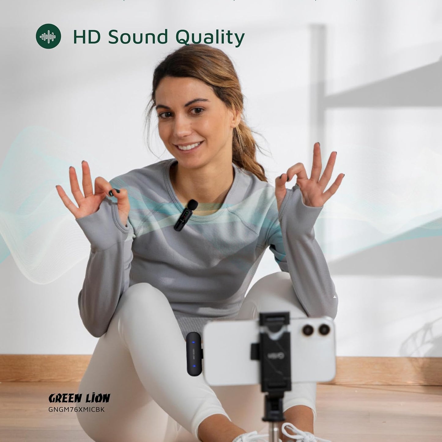 Dual Microphone 3-In-1, 20M Transmission Range