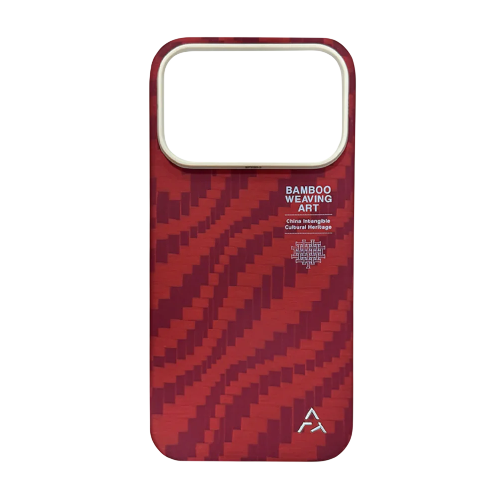 Airity Kevlar & Bamboo Weaving Case for iPhone 17 Pro Max /17Pro-Black