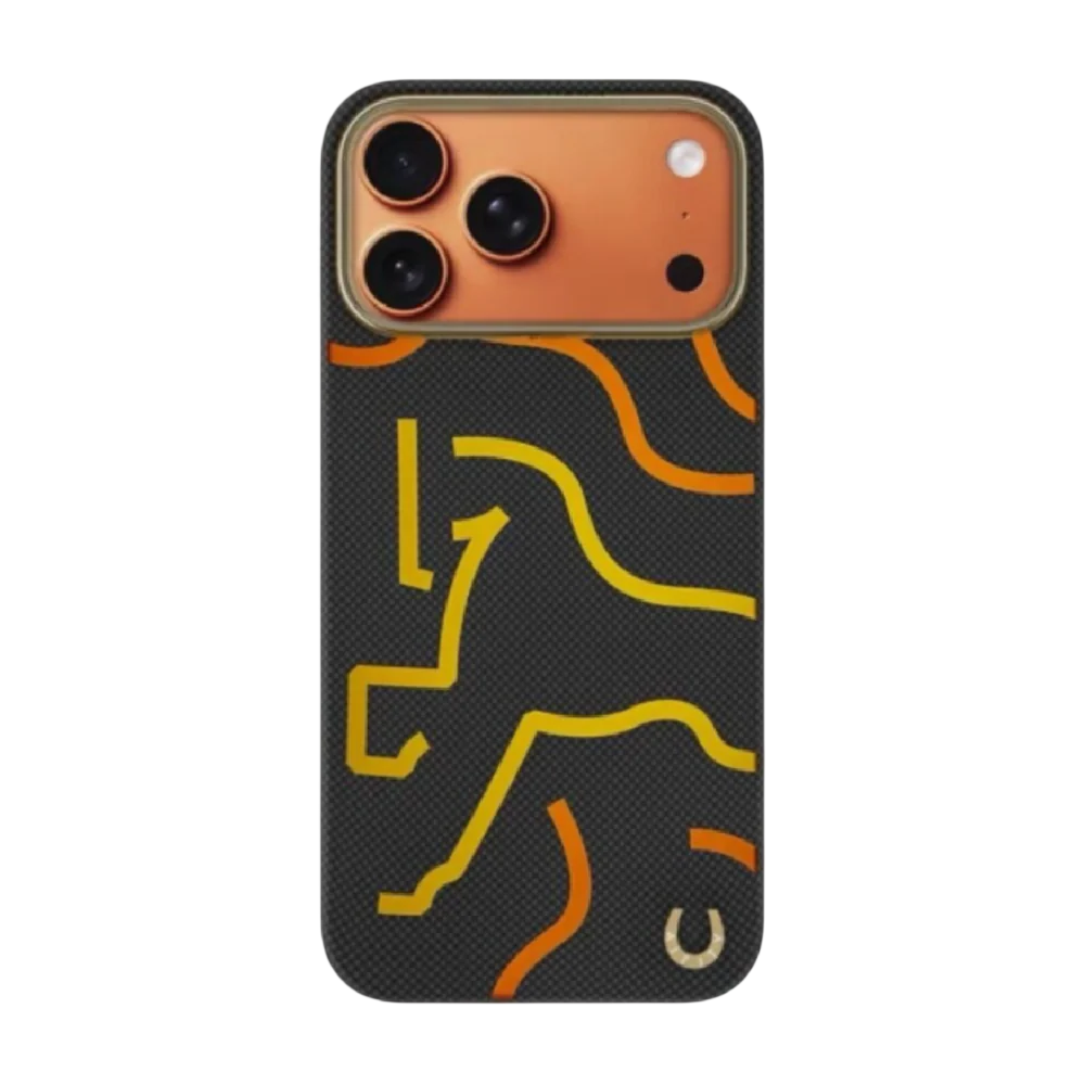 Airity Kevlar Autumn Chestnut Case for iPhone 17 Pro / iPhone 17 Pro Max-Black