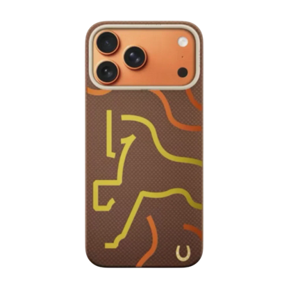 Airity Kevlar Autumn Chestnut Case for iPhone 17 Pro / iPhone 17 Pro Max-Black