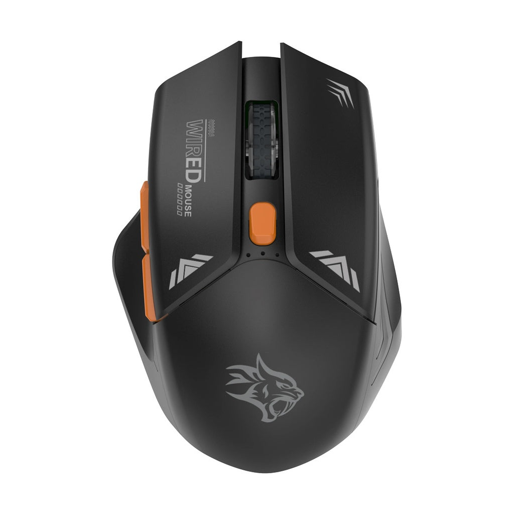Porodo Gaming Wireless Mouse Gaming Design DPI 1600 -Blue