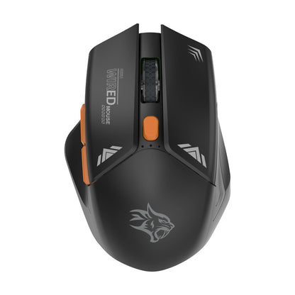 Porodo Gaming Wireless Mouse Gaming Design DPI 1600 -Blue