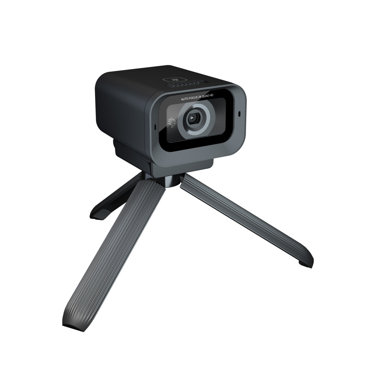 Porodo Gaming 2K 30fps Auto Focus Webcam with in-built Mic and Tripod