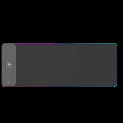 Porodo Gaming RGB Gaming Mouse Pad With 15W Fast Wireless Charger