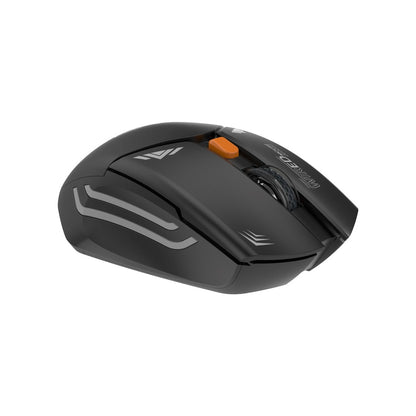 Porodo Gaming Wireless Mouse Gaming Design DPI 1600 -Black