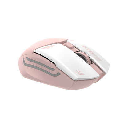 Porodo Gaming Wireless Mouse Gaming Design DPI 1600 -Pink