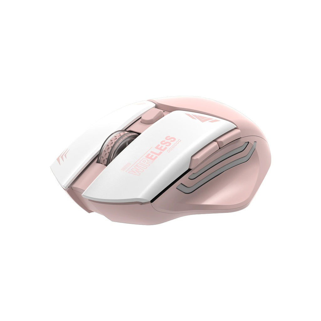 Porodo Gaming Wireless Mouse Gaming Design DPI 1600 -Pink