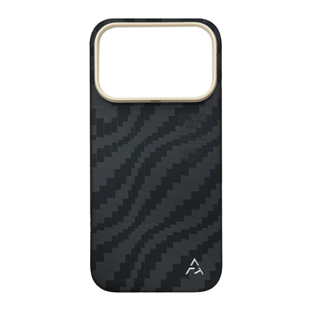 Airity Kevlar & Bamboo Weaving Case for iPhone 17 Pro Max /17Pro-Black