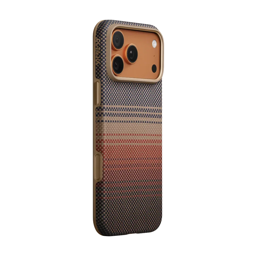 Pitaka Aramid UltraGuard Case with Aramid frame for iPhone 17 Pro / 17 Pro Max-Sunset