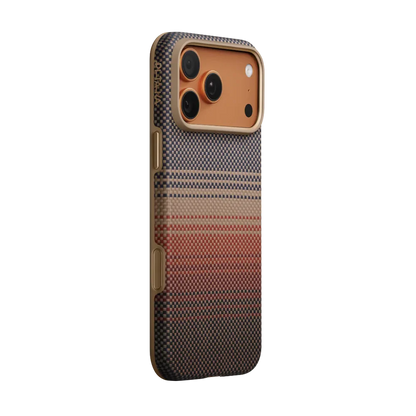 Pitaka Aramid UltraGuard Case with Aramid frame for iPhone 17 Pro / 17 Pro Max-Sunset