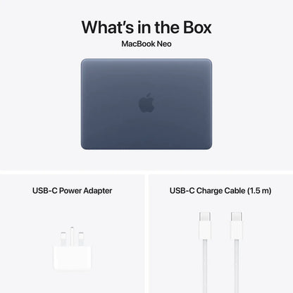 Apple MacBook Neo A18 Pro with Touch ID 13-inch (2026) – 6‑core CPU 512GB- indigo