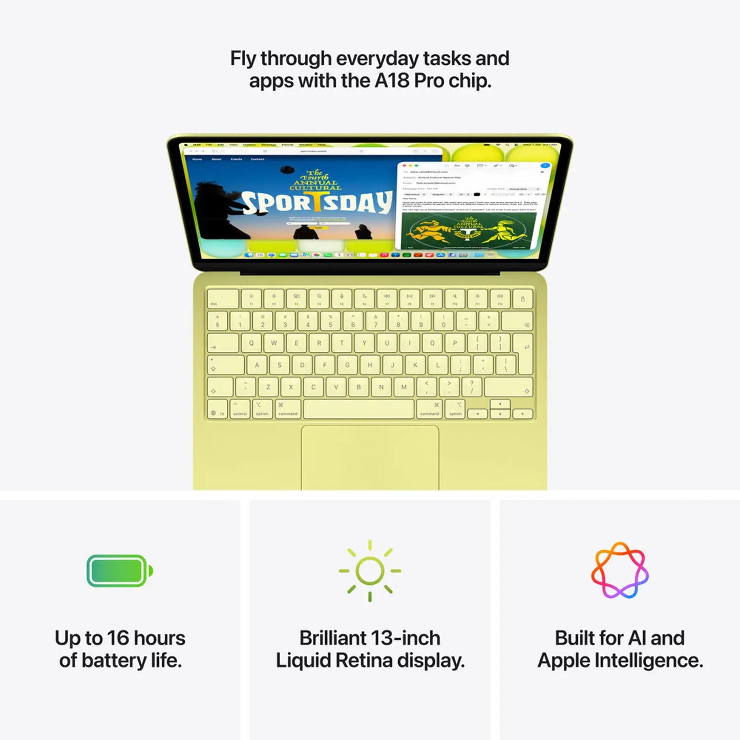 Apple MacBook Neo A18 Pro with Touch ID 13-inch (2026) – 6‑core CPU 512GB- indigo